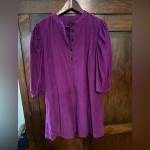 Gap Purple Corduroy Dress